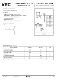 Datasheet KRC281M manufacturer KEC